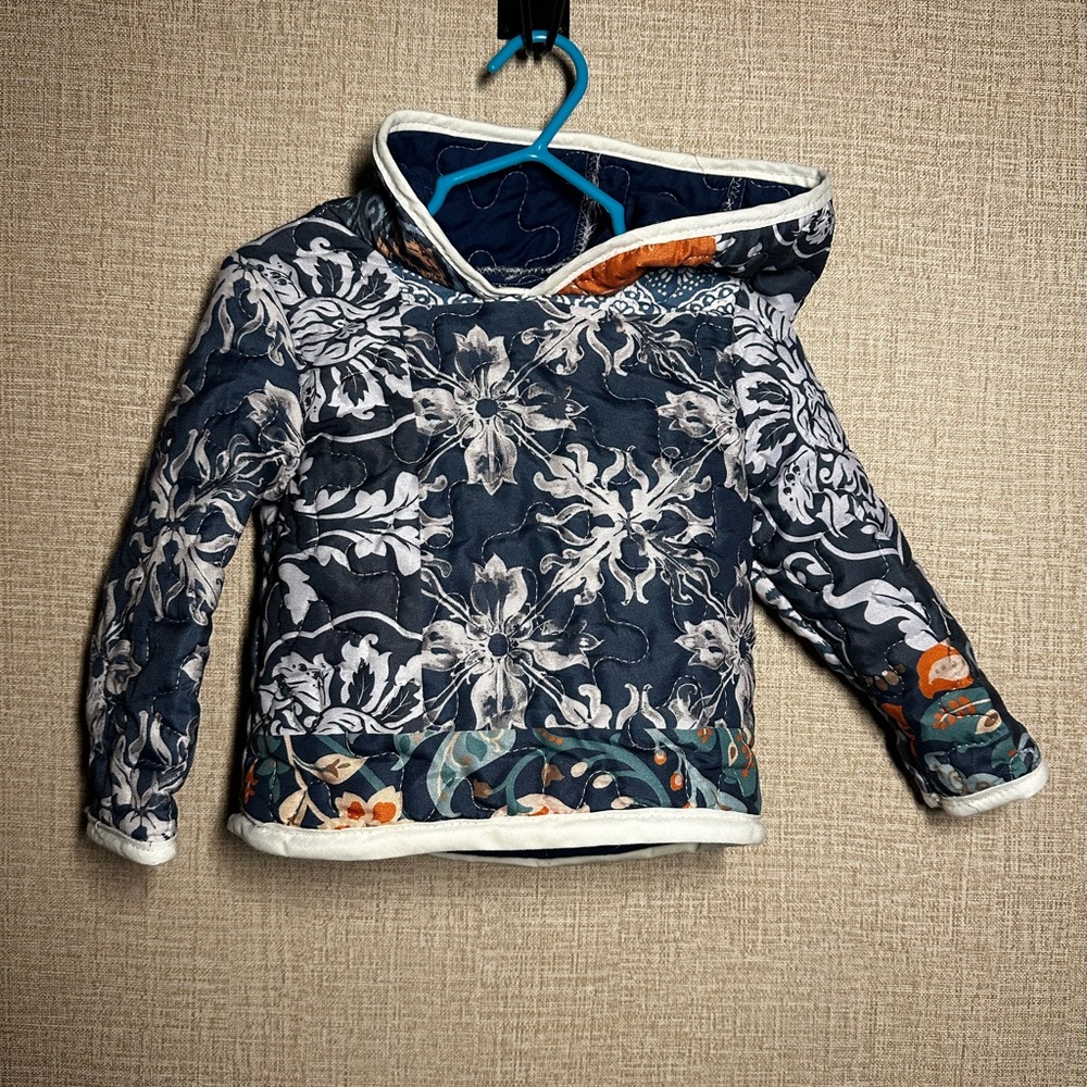 Handmade baby quilt hoodie
